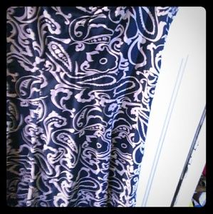 Ladies dress abstract print